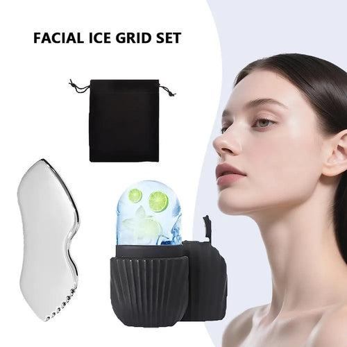 Ice Facial Roller Skin Care Beauty Lifting Contouring Tools Ice Cube Trays Ice Balls Face Massager Skin Care Tool