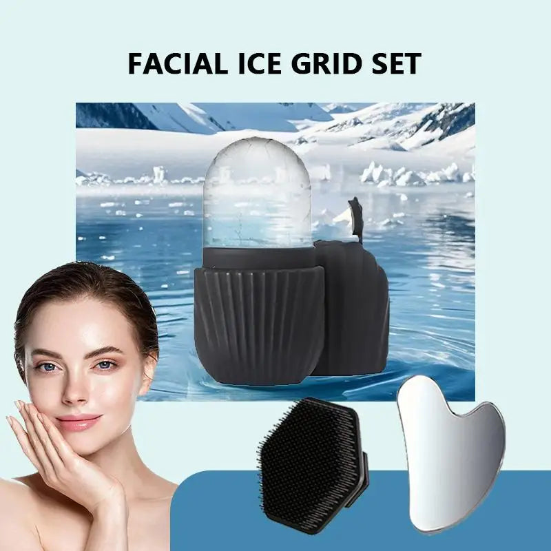 Ice Facial Roller Skin Care Beauty Lifting Contouring Tools Ice Cube Trays Ice Balls Face Massager Skin Care Tool